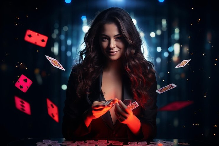 Live dealer blackjack table at indowin168 login studio with professional croupier and multiple camera angles